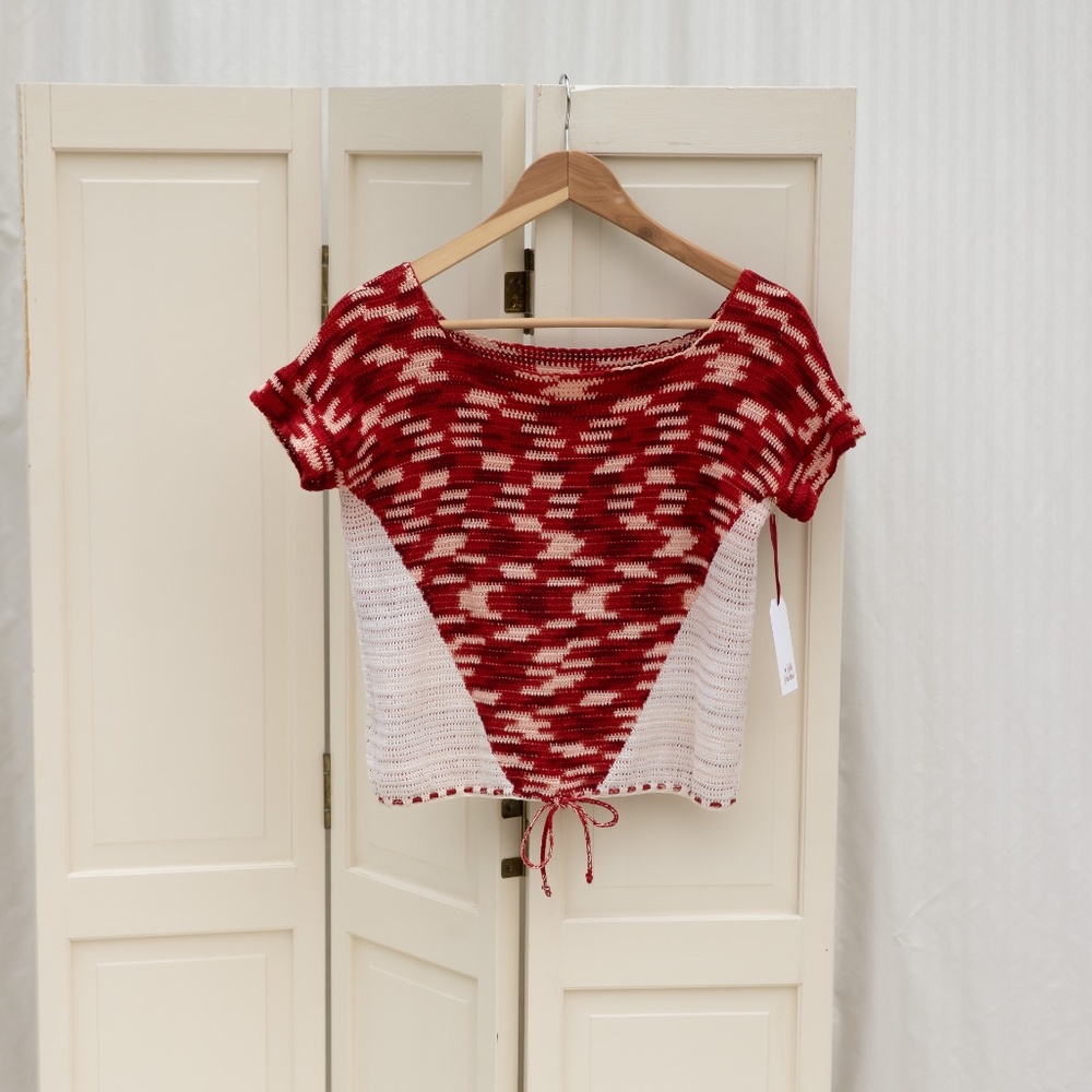 Vintage Hand Crocheted Top